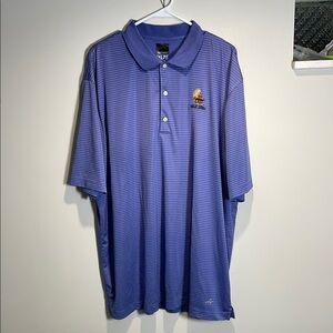 Greg Norman Collection Bali Hai Country Club Purple and White Polo Shirt